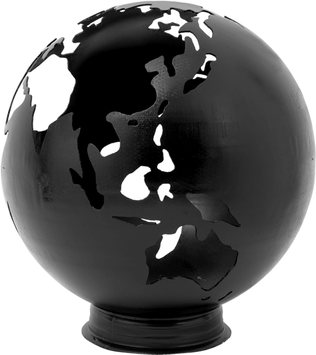 Download Earth Fire Globe Black Painted Steel - Eva Solo Fireglobe 