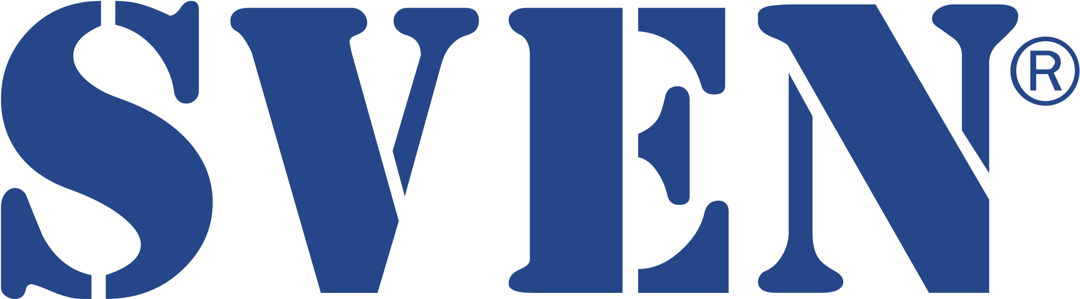 Sven Logo Png Transparent - Electric Blue Clipart (2400x2400), Png Download