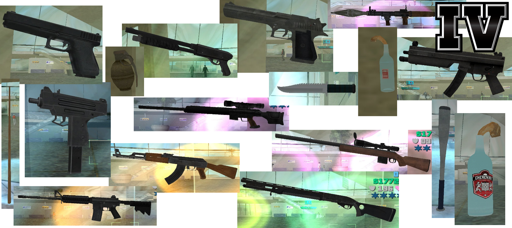 Gta 4 gta 5 guns фото 59