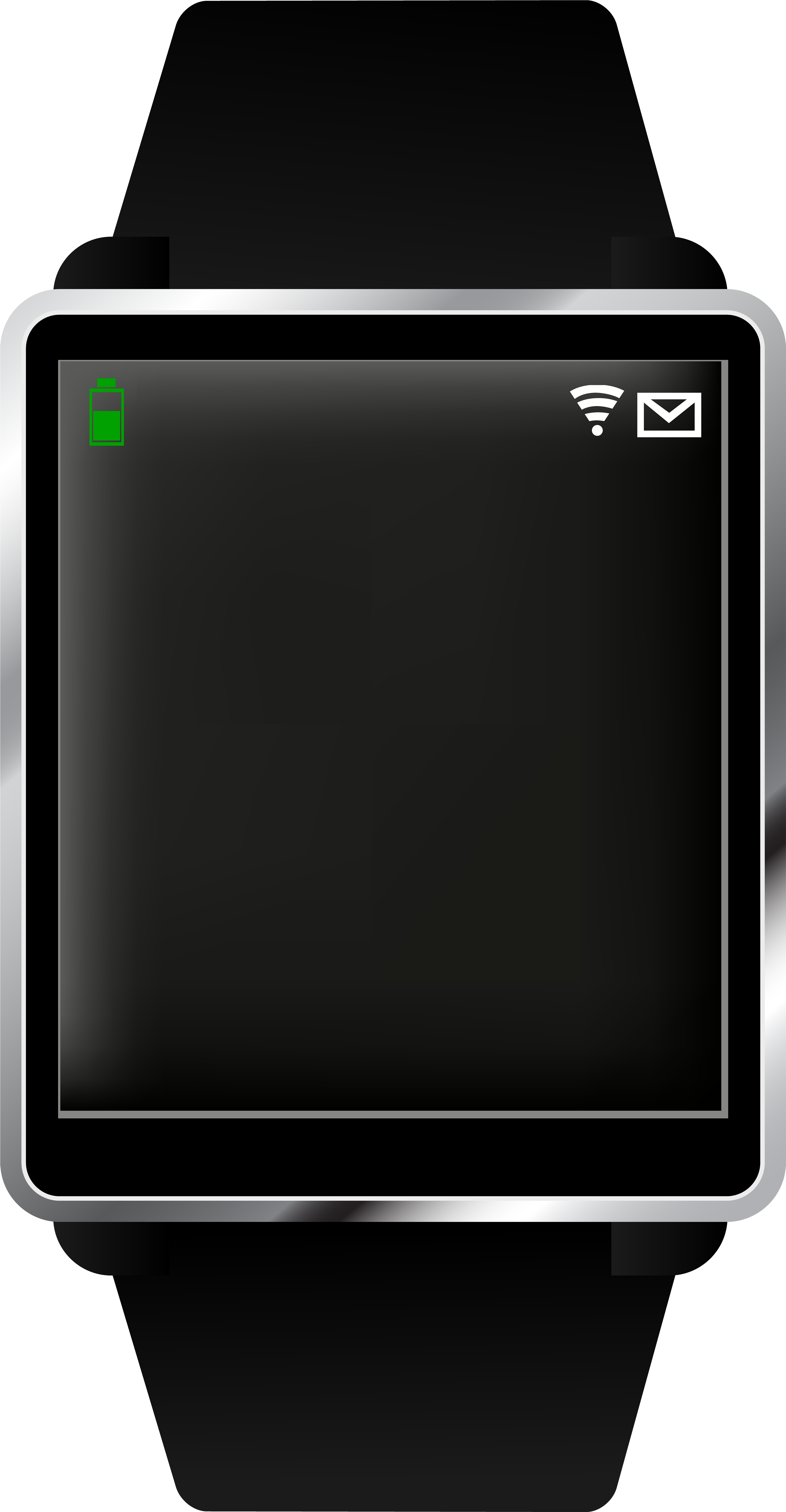 Smartwatch Transparent Png Clip Art Image - Flat Panel Display (4159x8000), Png Download