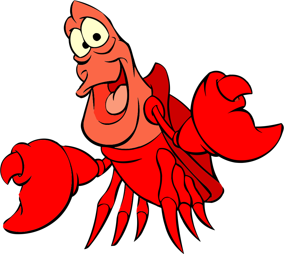 986 X 881 27 - Sebastian The Crab Clipart - Large Size Png Image - PikPng