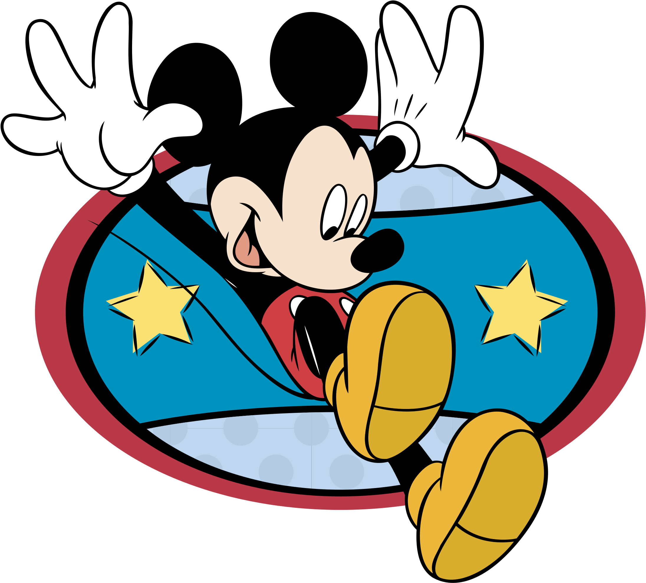 Mickey Mouse Logo Png Transparent - Mickey Mouse Logos Clipart (2400x2400), Png Download