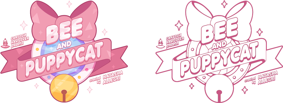 Logo Design For Bee And Puppycat Series - Bee And Puppycat Logo ...