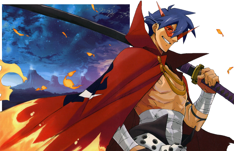 Tengen Toppa Gurren Lagann 3 , Png Download - Gurren Lagann Kamina ...