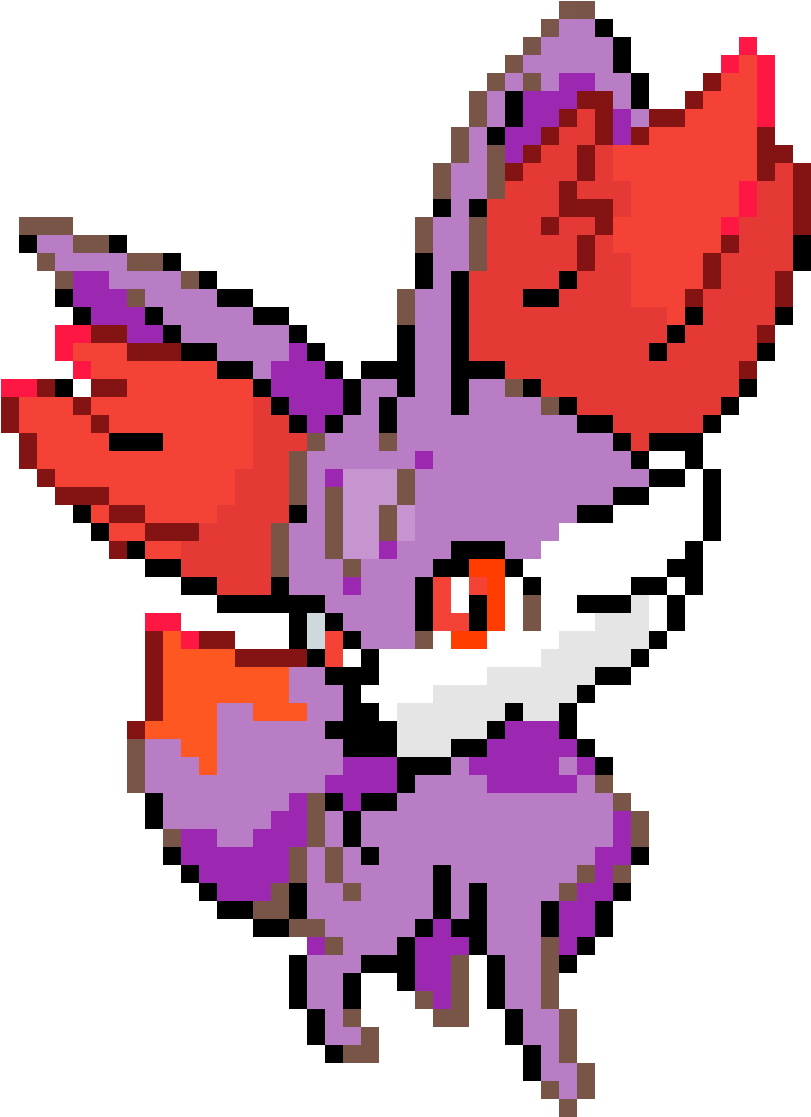 Download Fennekin - Pixel Art Clipart Png Download - PikPng