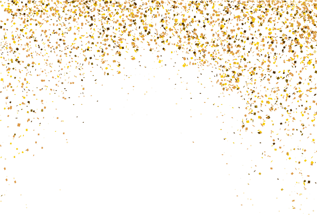 Graduation Party Freetoedit Gold Particles Transparent Background Clipart Large Size Png Image Pikpng