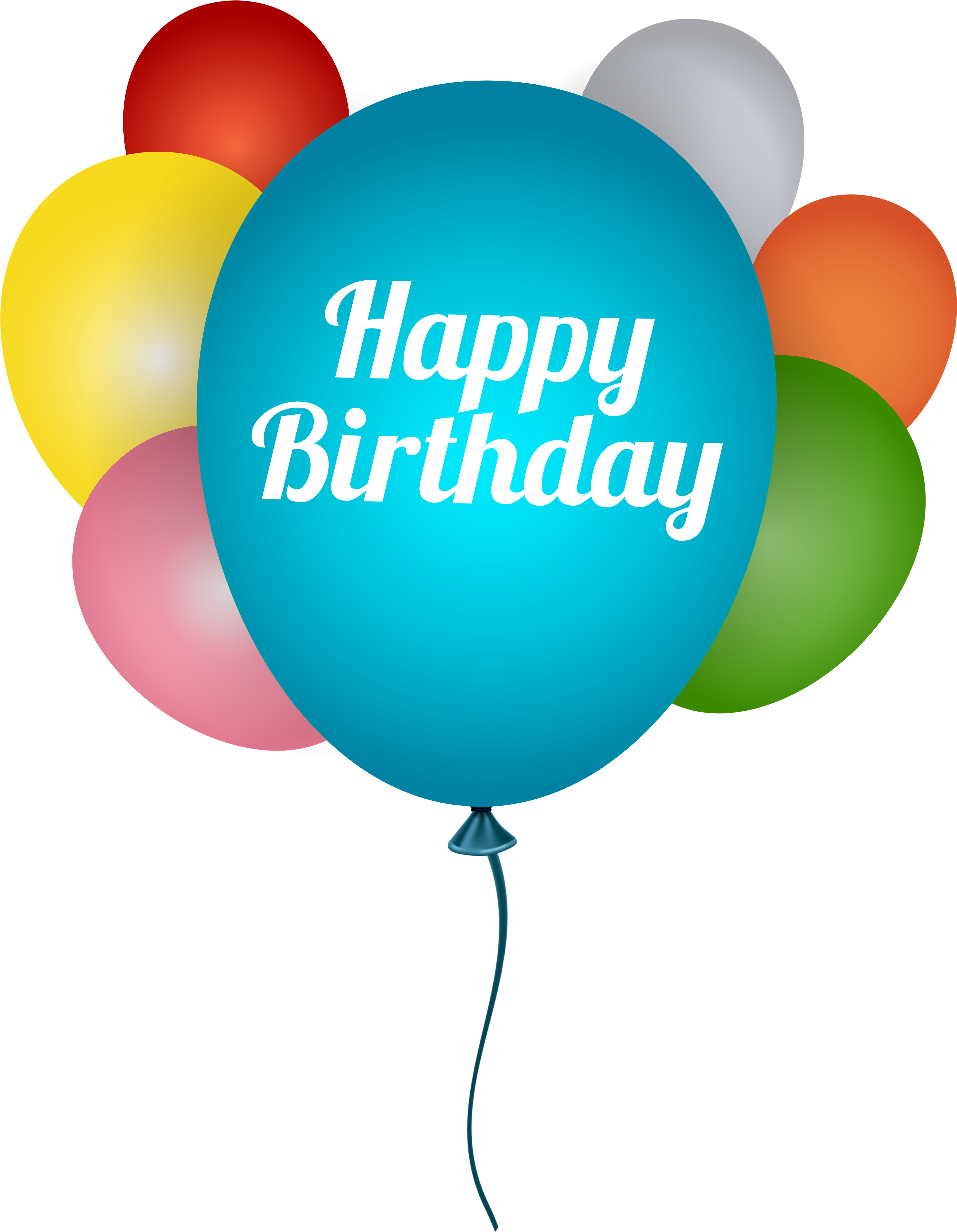 Download Happy Birthday Balloons Png Clip Art Image - Birthday Balloons