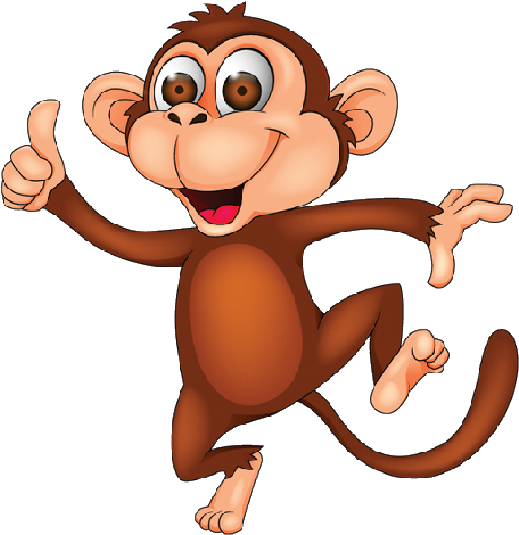 Cartoon Transparent Png - Monkey Cartoon Clipart - Large Size Png Image 