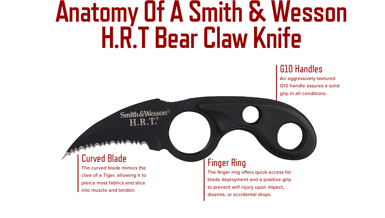 Smith And Wesson Hrt Png Logo - Serrated Blade Clipart (1305x738), Png Download