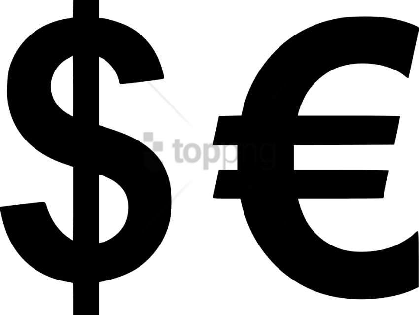 Euro Png Image With Transparent Background - Dollar & Euro Sign Png ...