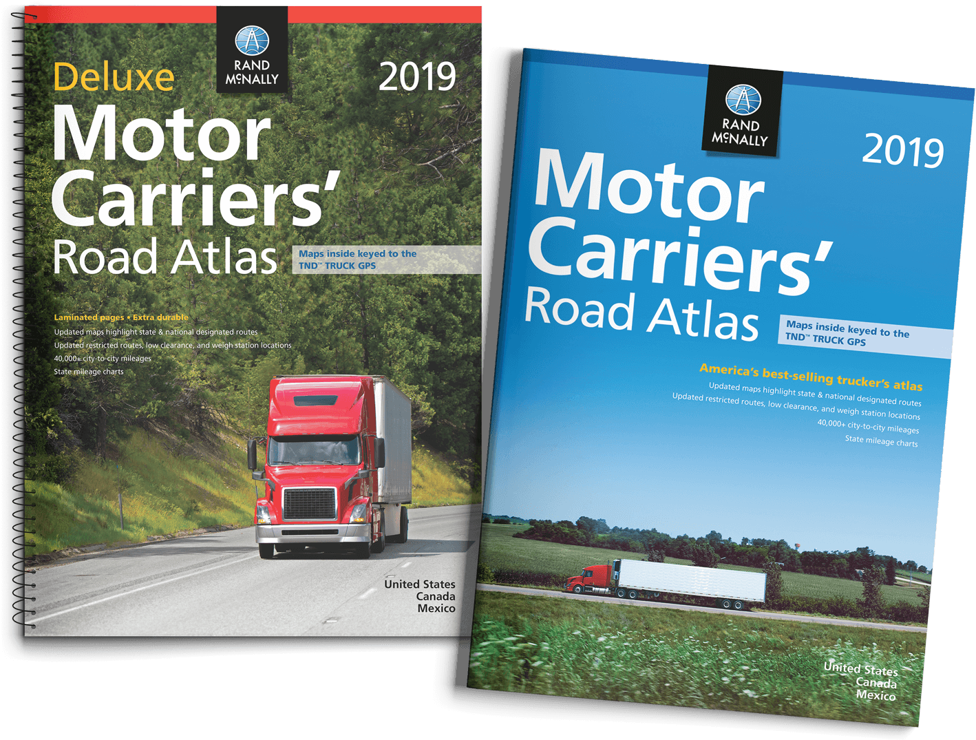 Motor Carriers Road Atlas - Rand Mcnally Truck Road Atlas 2019 Clipart ...