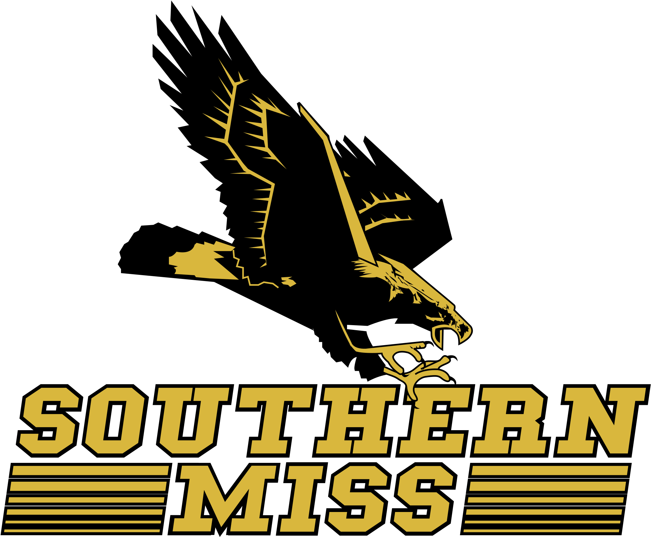 Southern Miss Golden Eagles Logo Png Transparent - Southern Miss Golden ...