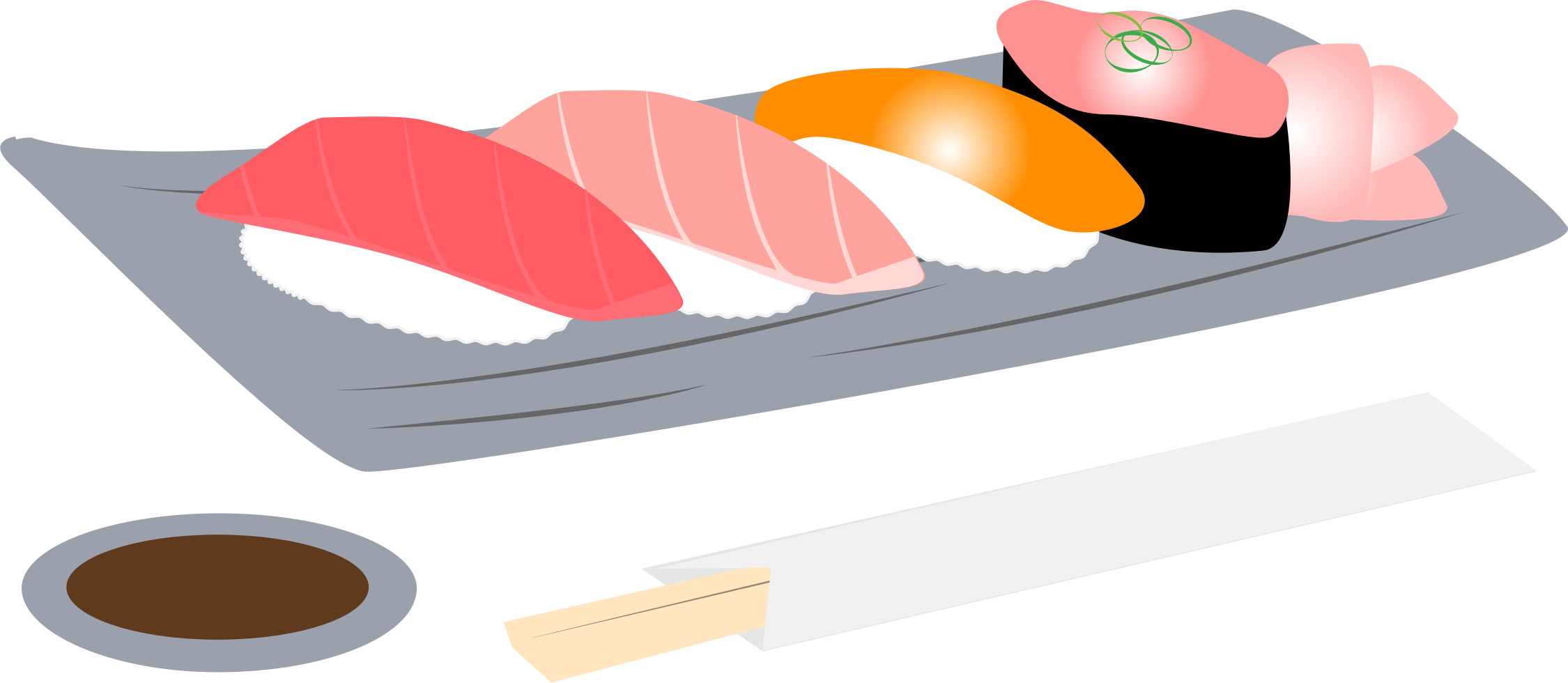 This Free Icons Png Design Of Sushi Assortment Clipart (2250x980), Png Down...