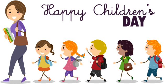 Children's Day Transparent - Happy Children Day Png Clipart - Large ...