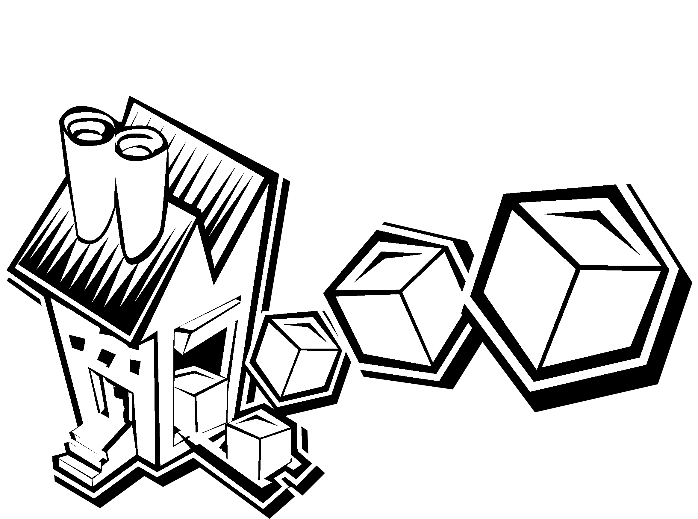 The Logo Factory Logo Black And White - Factory Clipart (2400x2400), Png Download