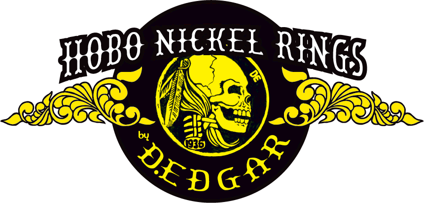 Hobo Nickel Rings - Emblem Clipart (860x412), Png Download