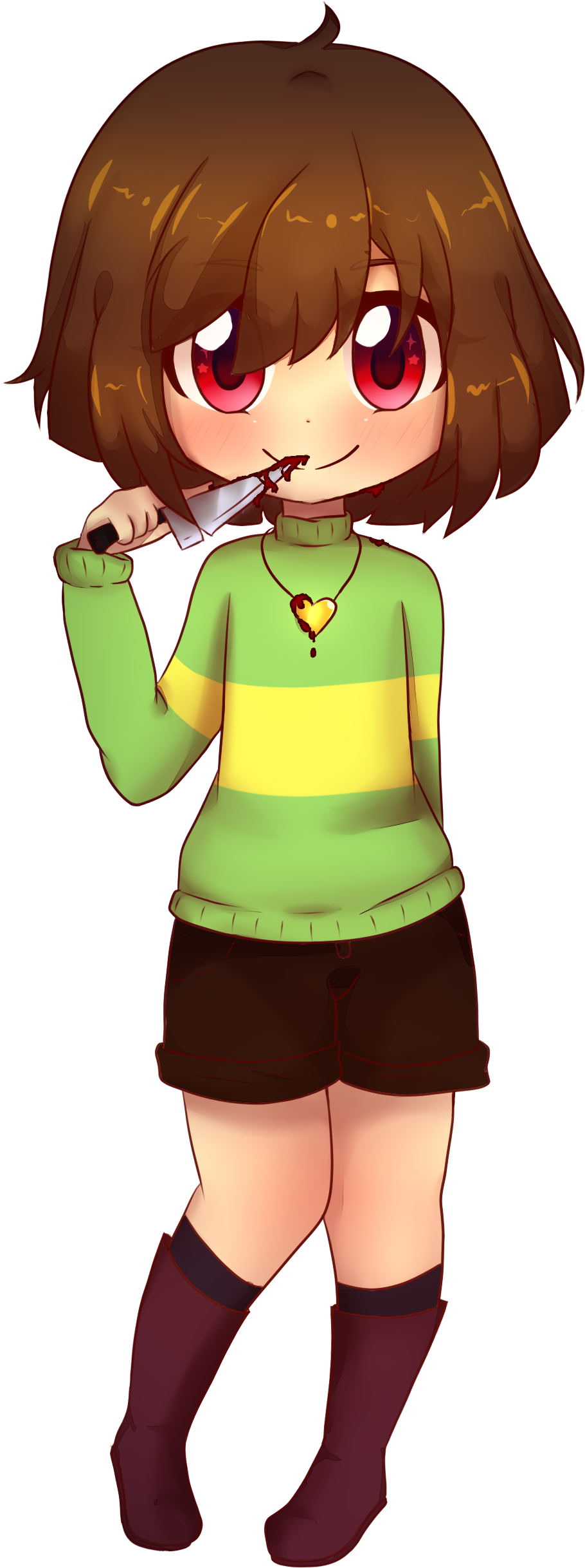 Download Chara Undertale Chibi , Png Download - Chara Undertale Chibi ...