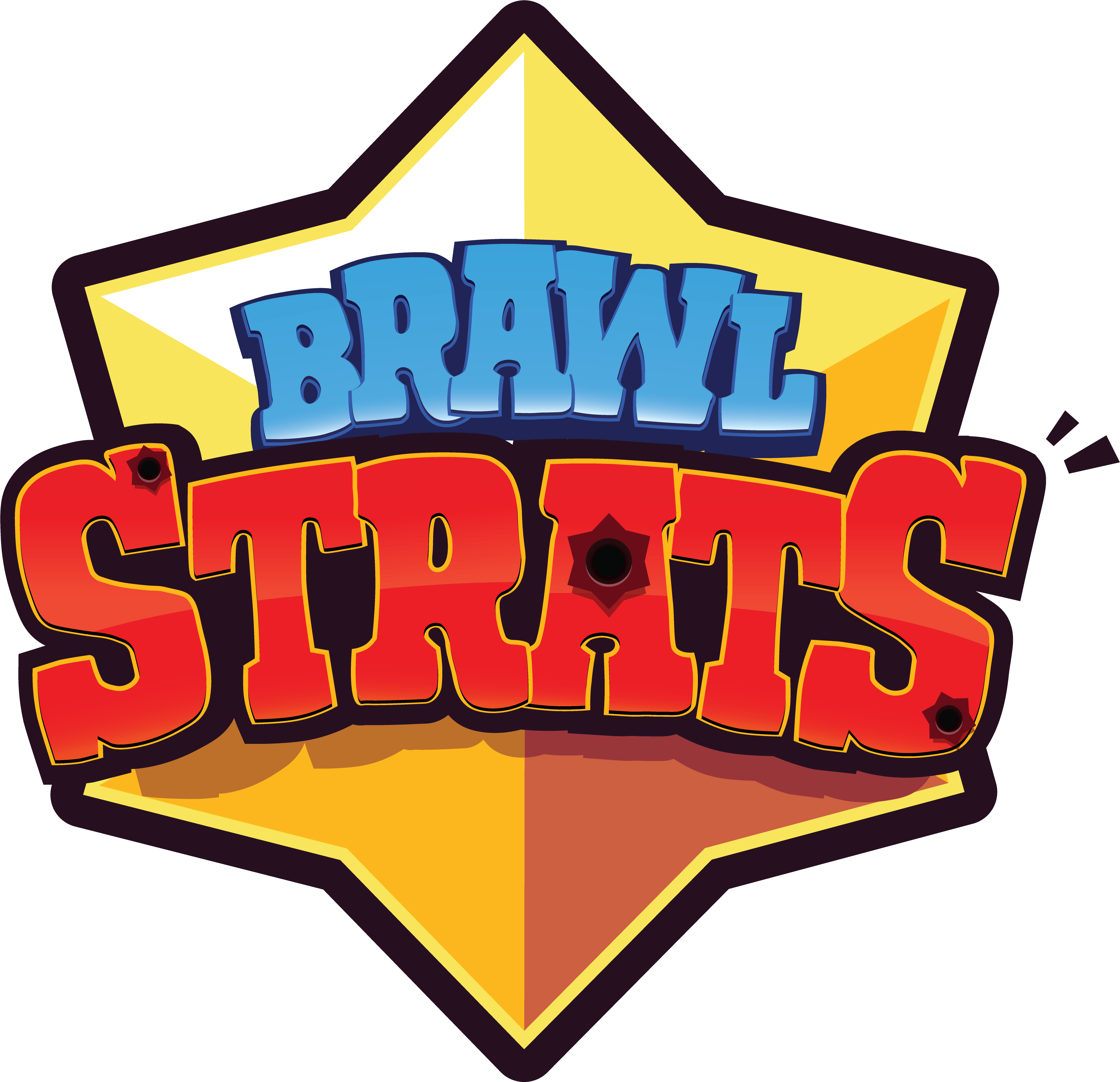 Official Brawl Stars Brawl Strats Logo Clipart Large Size Png Image Pikpng - brawl stars logo navy