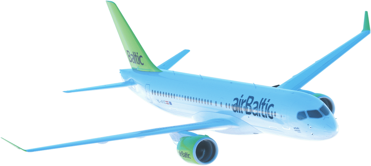 Download Airbus A220-300 - Bombardier Cs300 Air Baltic Png Clipart Png ...