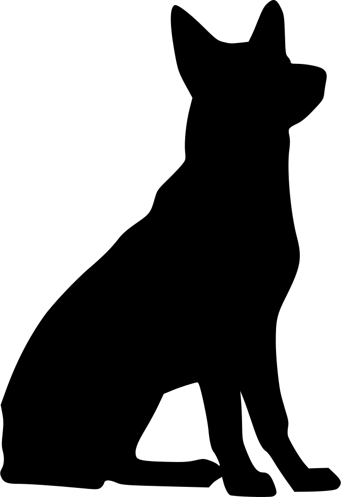 Dog Png Free Download Silhouette German Shepherd Svg Clipart Large Size Png Image Pikpng