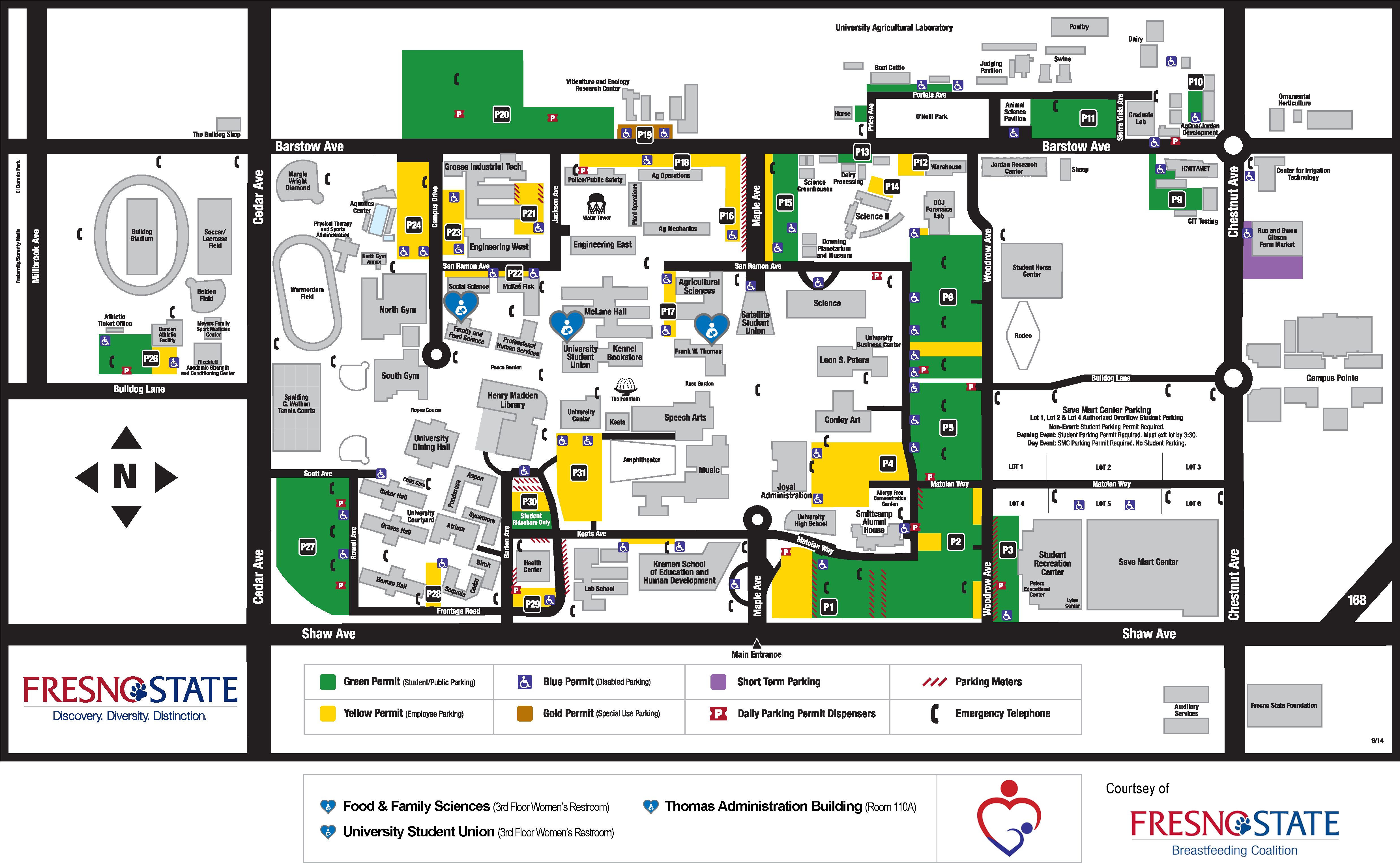 Lactation Stations For Nursing Students - Fresno State Map Clipart ...