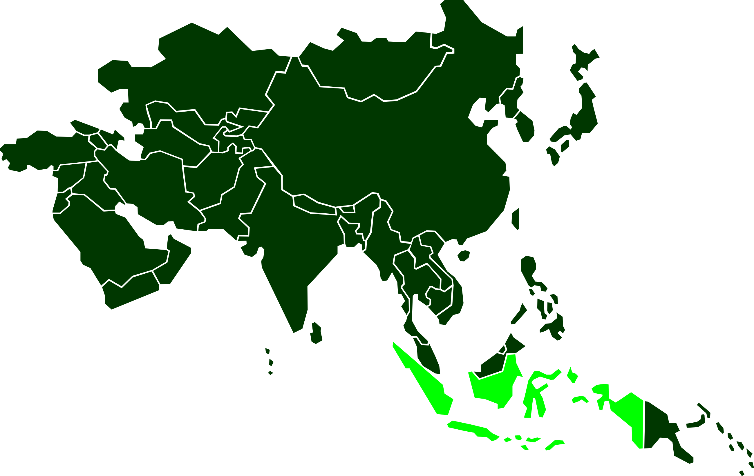 Asia continent. Континент Азия на карте. Юго Восточная Азия материк. Геоконтур континента Азия. Векторная карта Азии.