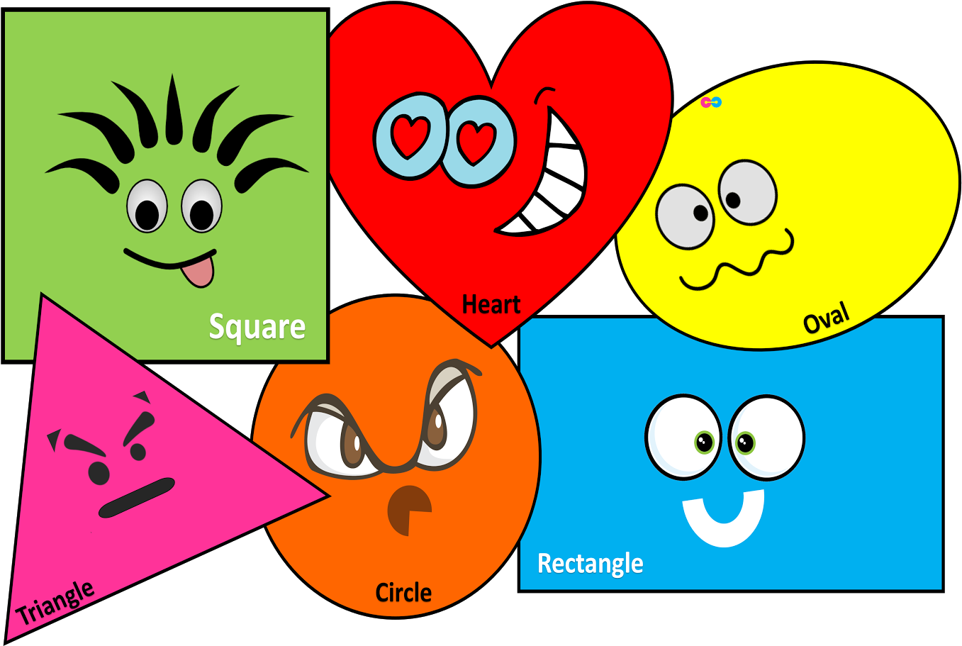 Shapes Free Clipart - Cartoon - Png Download - Large Size Png Image - PikPng