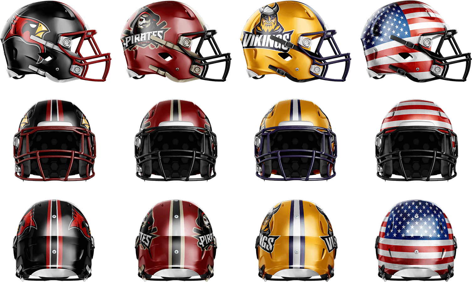 Nfl Helmets Photoshop Mockup Template - Face Mask Clipart - Large Size ...