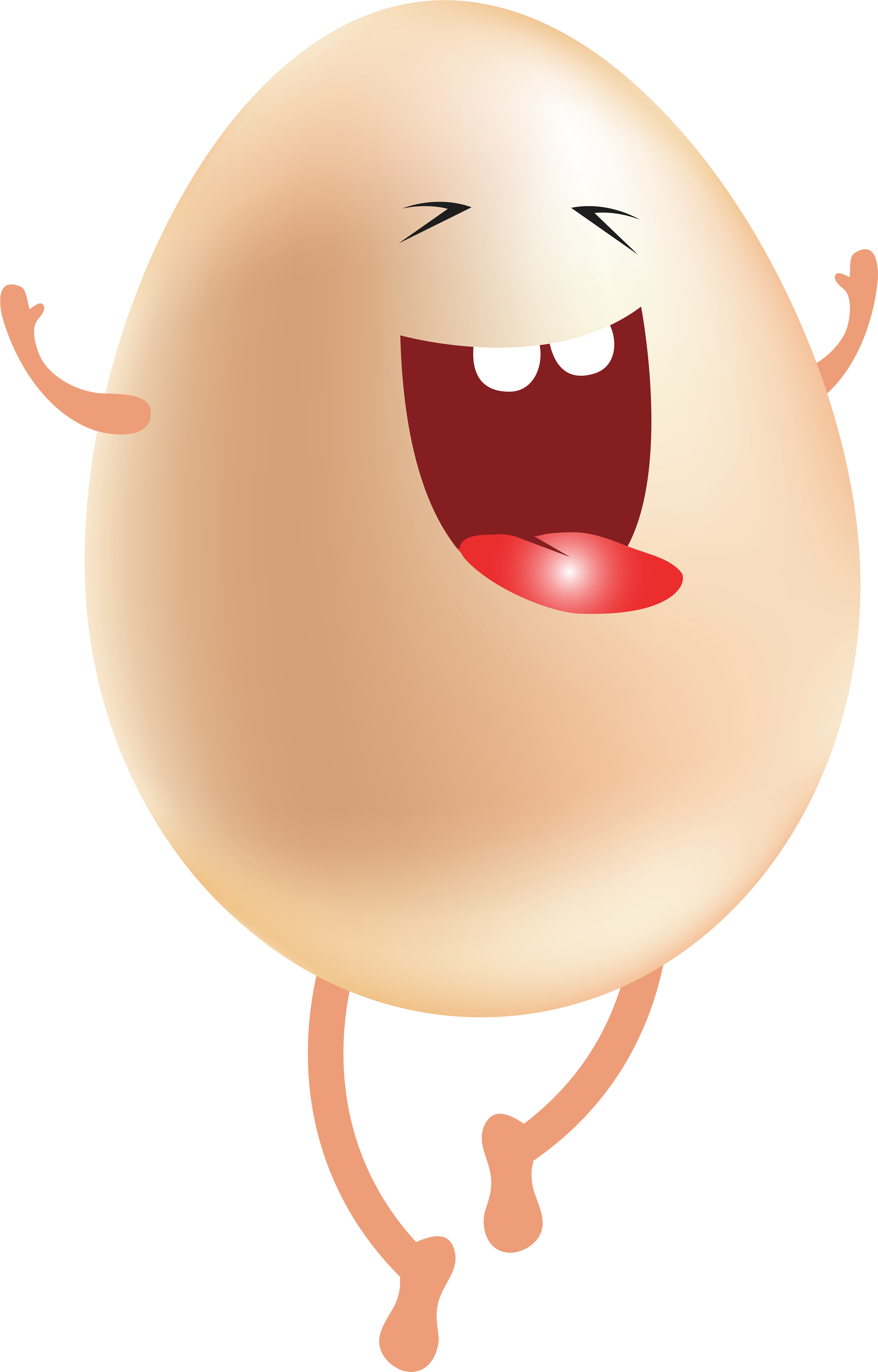 Funny Egg Clipart - Large Size Png Image - PikPng