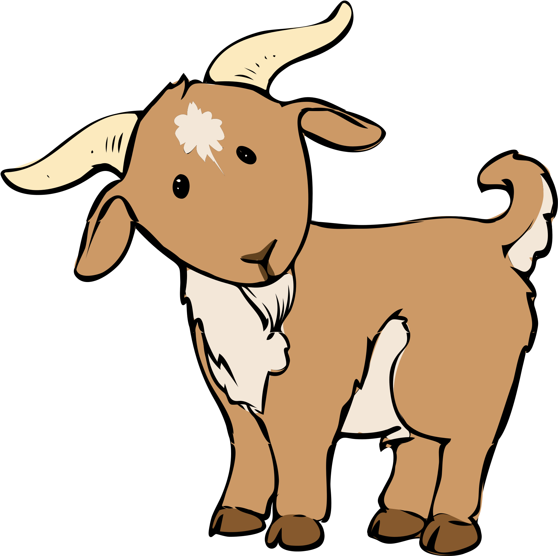 Download Goat Clipart Traceable - Kid Goat Clipart - Png Download Png ...