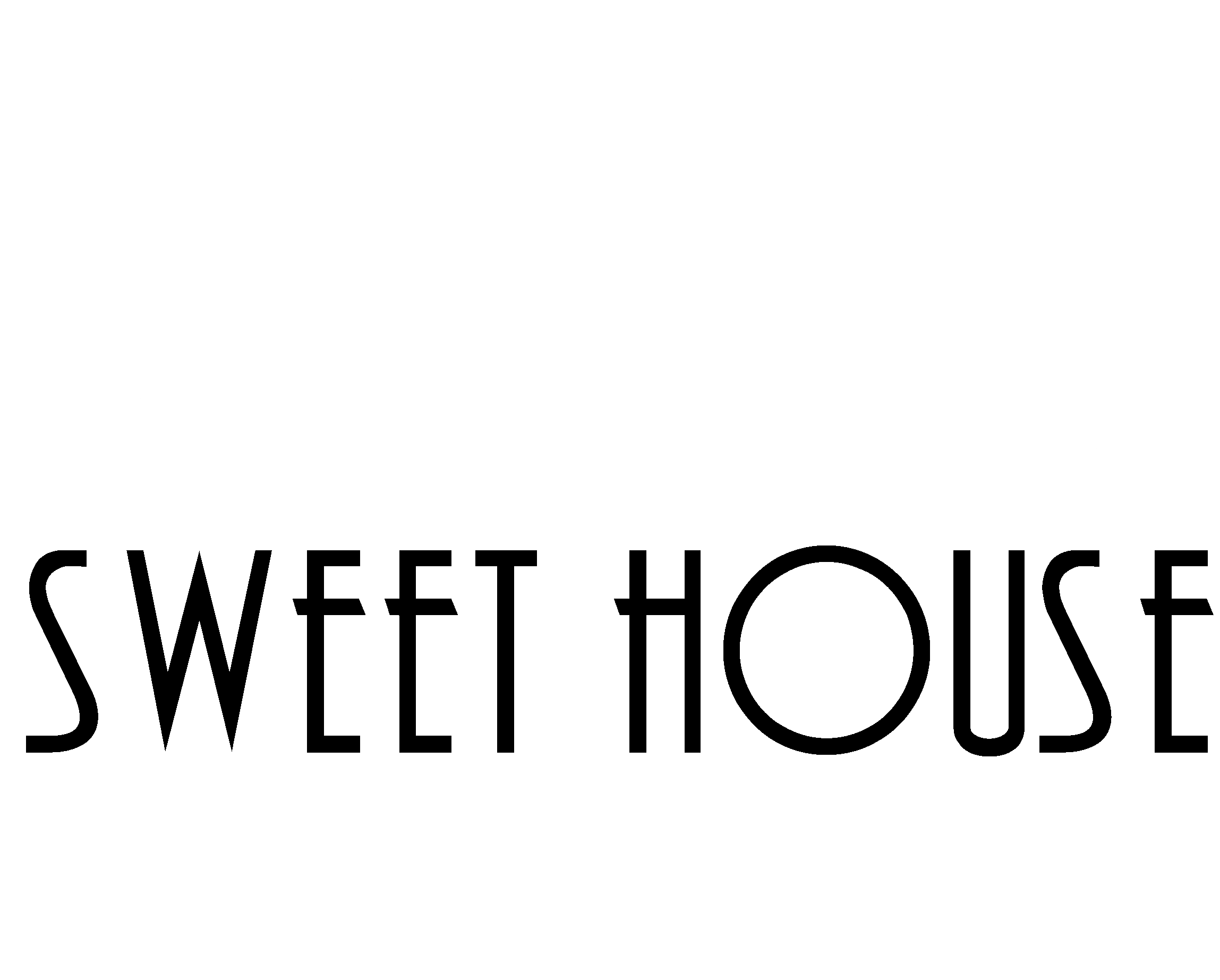 Sweet House Logo Black And White Sweet House Clipart Large Size Png Image Pikpng