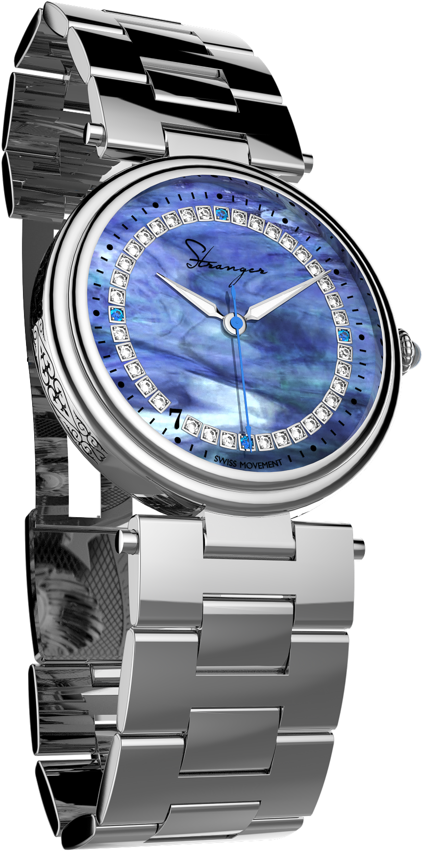 Blue Crystal - Analog Watch Clipart (1920x1920), Png Download
