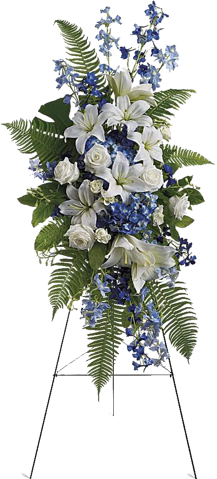 Download Funeral Flowers Png - Ocean Breeze Spray Flowers Clipart Png