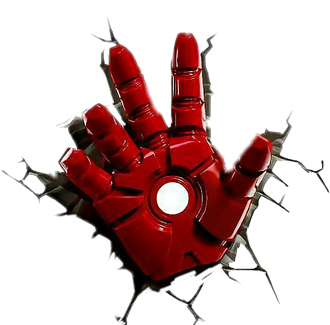 Marvel Iron Man Hand Clipart - Large Size Png Image - PikPng