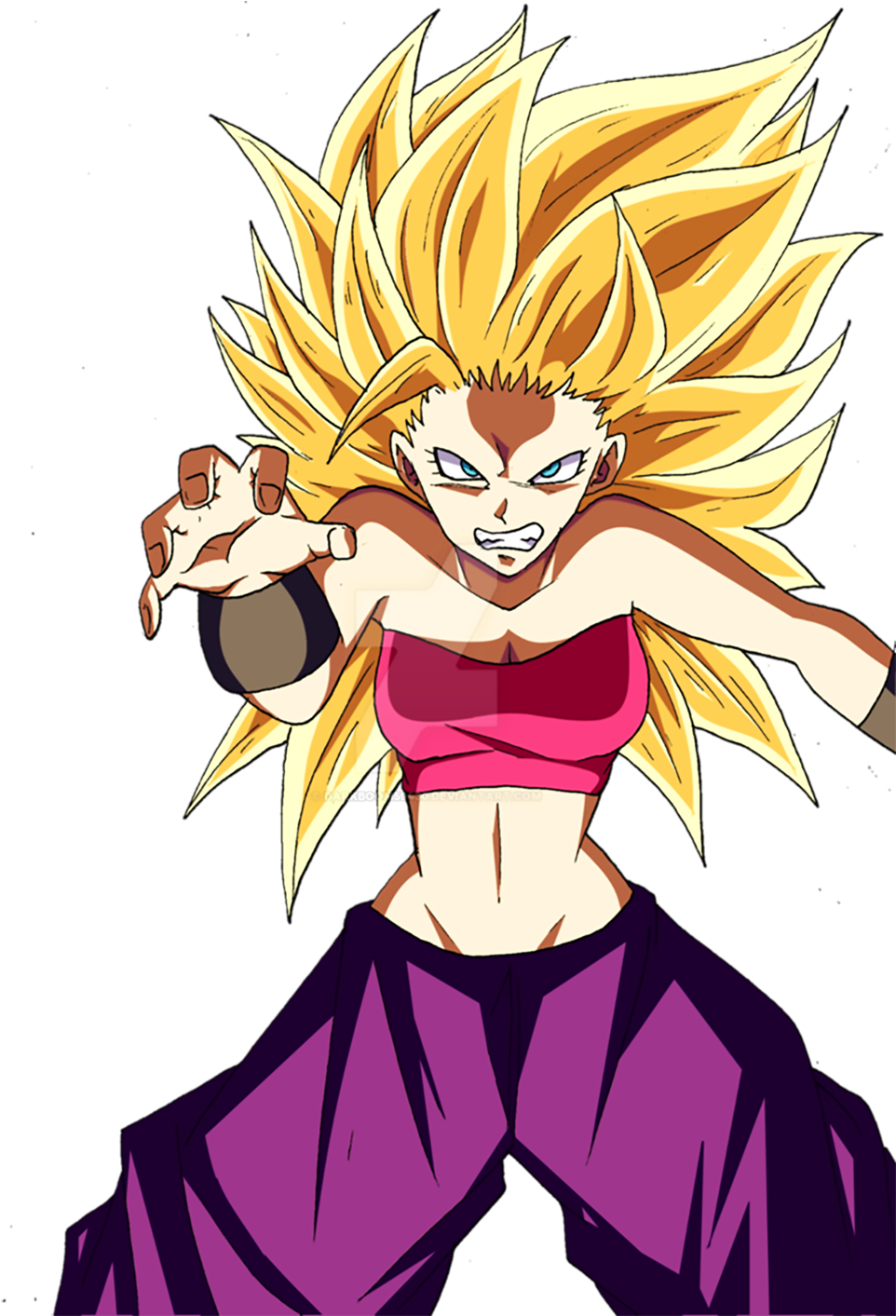 Download Caulifla Ssj - Caulifla Ssj 3 Clipart Png Download - PikPng