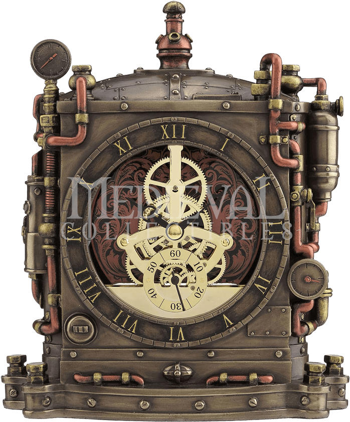 Steampunk Clock Clipart Large Size Png Image Pikpng