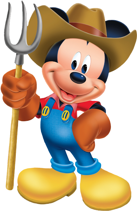 Farm Clipart Mickey Mouse - Mickey Mouse Farmer Png Transparent Png ...