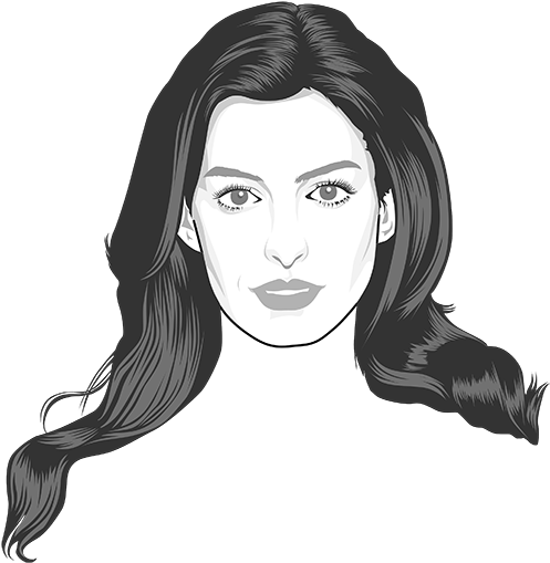 Download Anne Hathaway, Cartoonized - Caricature By Thecartoonist Women ...