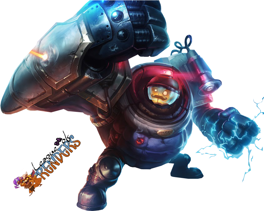 Riot Blitzcrank Clipart - Large Size Png Image - PikPng