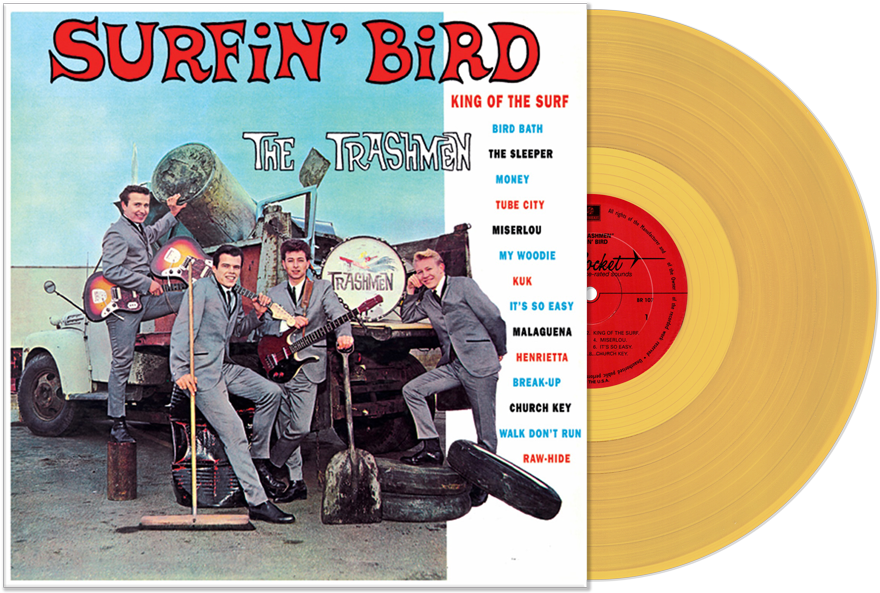 Colored Vinyl Lp - Trashmen Surfin Bird Clipart - Large Size Png Image ...