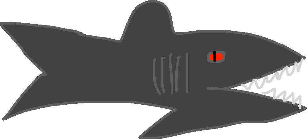 Megalodon Drawing Fighter Aircraft Clipart Large Size Png Image Pikpng