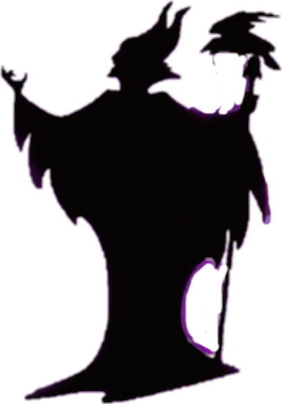 Maleficent Silhouette Clipart Large Size Png Image Pikpng