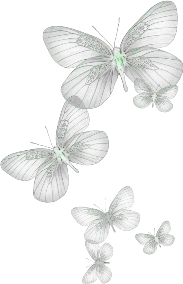 Download Ftestickers Butterflies Glow Green Clipart Png Download - PikPng