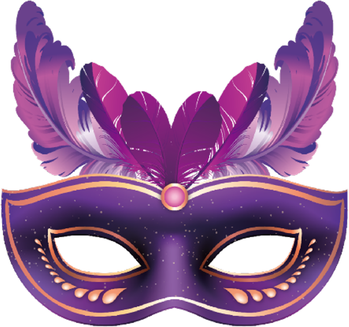 Download Mascara Antifaz Violeta Venecia Png Download Transparent