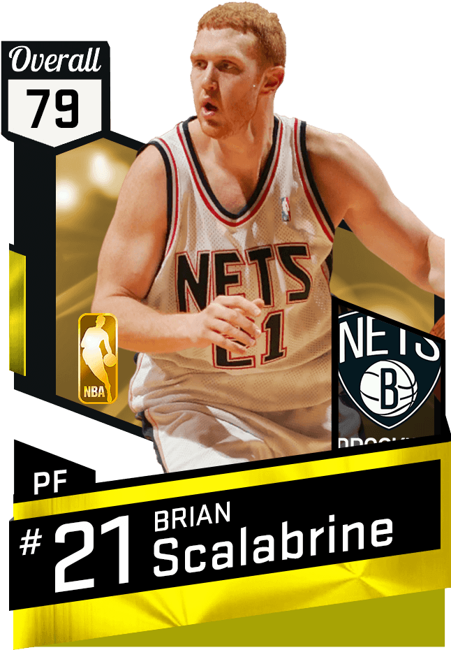 Brian Scalabrine - Nate Archibald Nba 2k17 Clipart - Large Size Png 