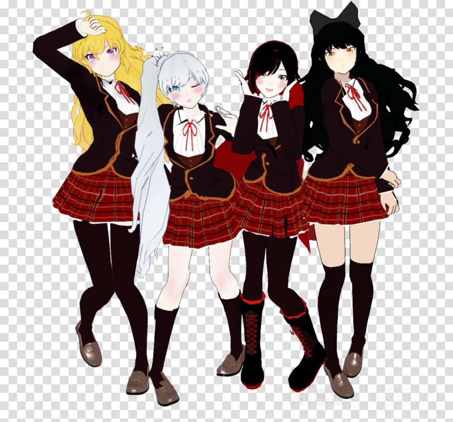 Download Rwby Blake School Uniform Clipart Blake Belladonna - Blake ...