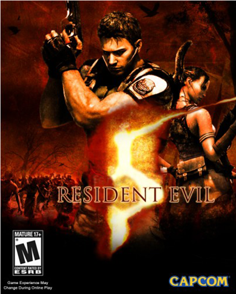 Resident Evil 5 - Resident Evil 5 Para Xbox 360 Clipart - Large Size ...