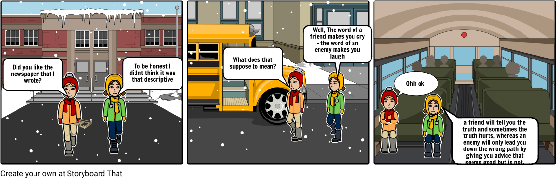 The Comic For School That Is None Of You Buisness - Cartoon Clipart ...