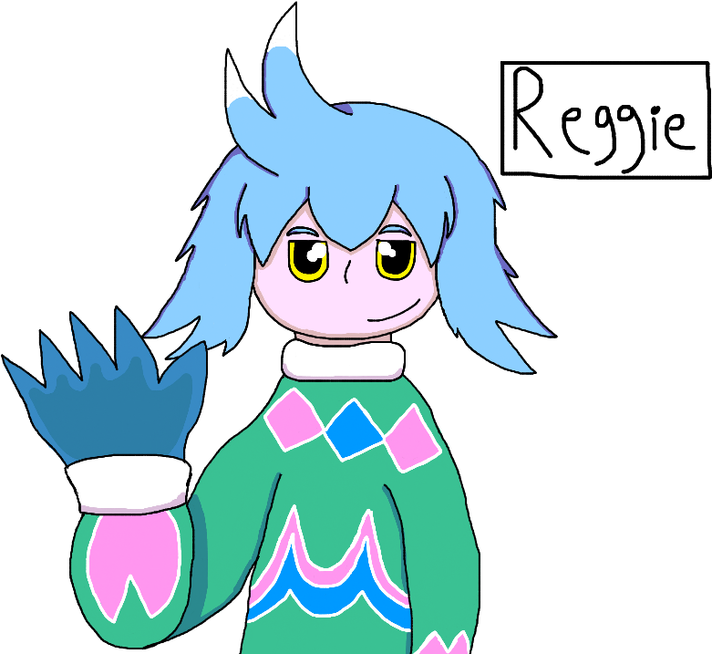 Reggie - Cartoon Clipart (1000x750), Png Download