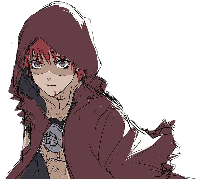 Sasori Sticker - Sasori Sad Clipart - Large Size Png Image - PikPng